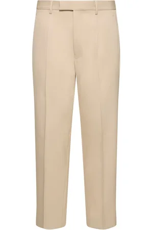 Ermenegildo Zegna Cotton & Wool Pleated Pants