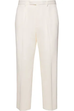 Ermenegildo Zegna Cotton & Wool Pleated Pants