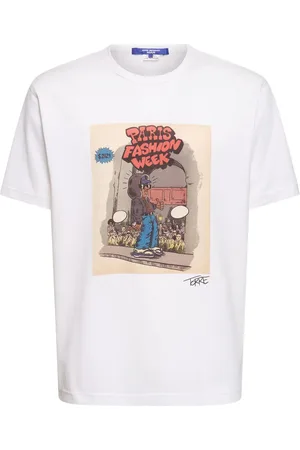 JUNYA WATANABE Printed Cotton Jersey T-shirt