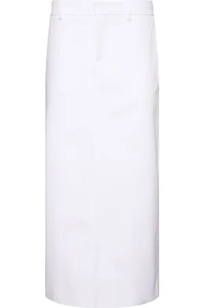 VALENTINO Poplin Midi Skirt