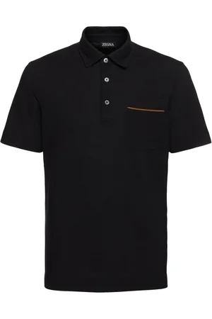 Ermenegildo Zegna Cotton Piquet Short Sleeve Polo