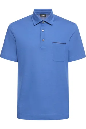 Ermenegildo Zegna Cotton Piquet Short Sleeve Polo