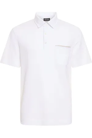 Ermenegildo Zegna Cotton Piquet Short Sleeve Polo