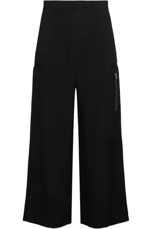 Ami Viscose Blend Cargo Pants