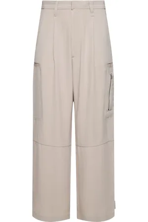 Ami Viscose Blend Cargo Pants