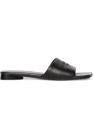 Balenciaga 10mm Dutyfree Shiny Leather Sandals