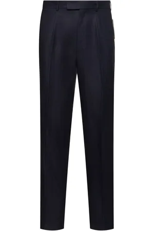 Ermenegildo Zegna Oasi Lino One-pleat Pants