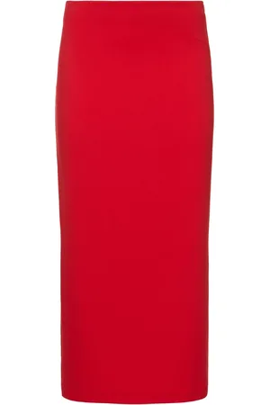 ANDREADAMO Technical Split Midi Skirt
