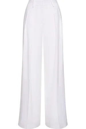 Michael Kors Linen Mid Rise Wide Pants