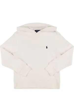 Ralph Lauren Logo Embroidery Cotton Blend Hoodie