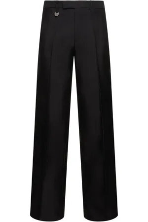 Burberry Tuxedo Wool & Silk Pants