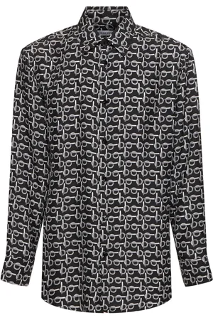 Burberry All Over Printed Silk Shirt