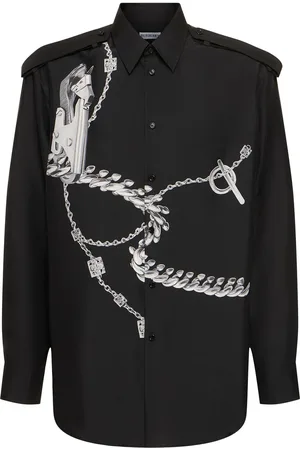 Burberry Printed Silk Shirt