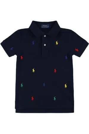 Ralph Lauren Logo Cotton Piquet Polo Shirt