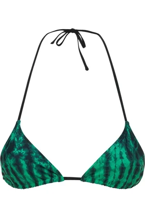 Tropic of C Praia Printed Recycled Tech Bikini Top