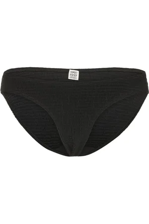 Totême Smocked Mini Bikini Bottoms