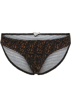 Totême Smocked Mini Bikini Bottoms
