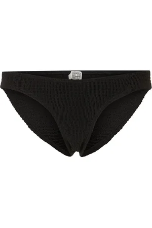 Totême Smocked Mini Bikini Bottoms