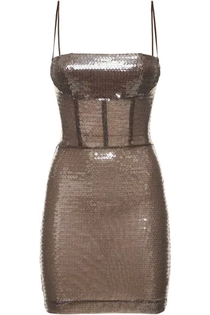 Nensi Dojaka Kendall Sequined Mini Dress