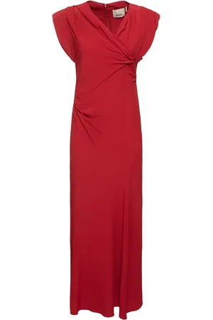 Isabel Marant Kidena Acetate & Silk Midi Dress