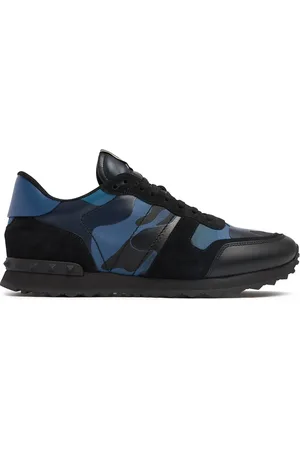 VALENTINO GARAVANI Rock Runner Leather Sneakers