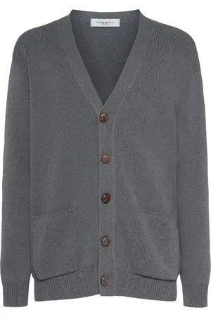 Golden Goose Logo Cotton Knit Cardigan