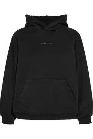Balenciaga Medium Fit Destroyed Sweatshirt Hoodie