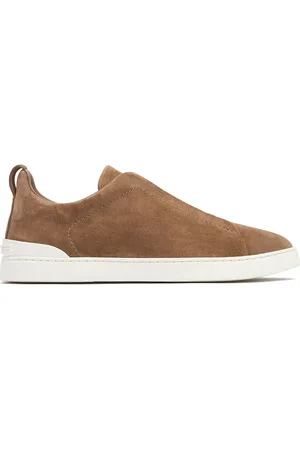 Ermenegildo Zegna Triple Stitch Leather Low-top Sneakers