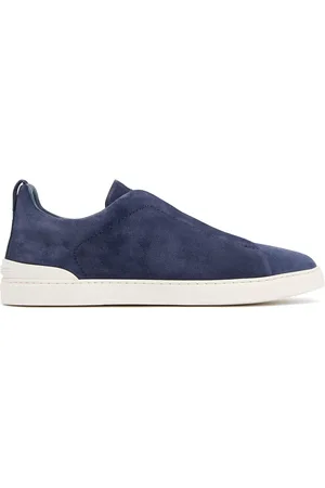 Ermenegildo Zegna Triple Stitch Leather Low-top Sneakers
