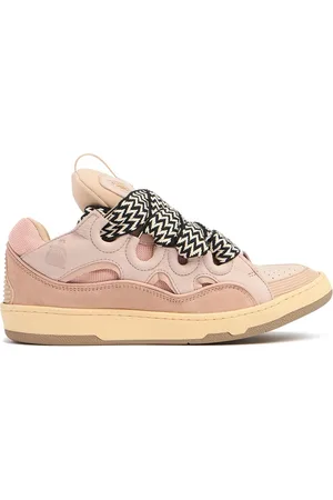 Lanvin Curb Leather Sneakers