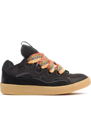 Lanvin Curb Leather Sneakers