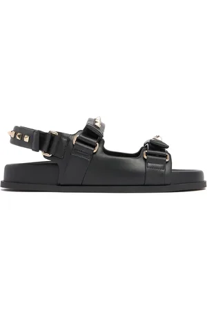 VALENTINO GARAVANI 10mm Rockstud Leather Flats