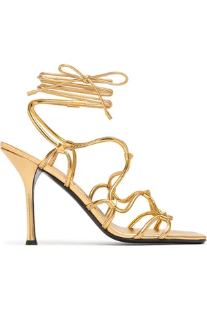 VALENTINO GARAVANI 100mm Rockstud Leather Sandals