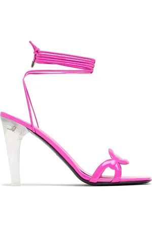 VALENTINO GARAVANI 100mm Chain 1967 Patent Leather Sandals