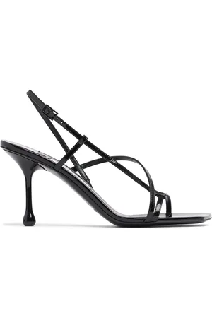 Jimmy Choo 80mm Etana Leather Sandals