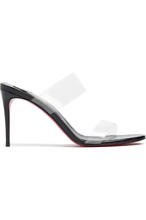 Christian Louboutin 85mm Just Nothing Pvc Mule Sandals