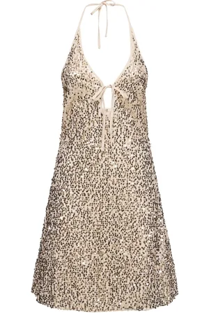ROTATE Magnolia Embellished Mini Dress