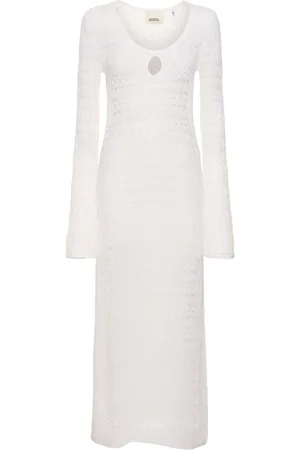 Isabel Marant Poros Cotton Blend Midi Dress