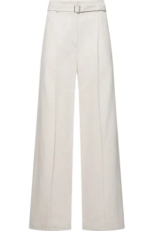Proenza Schouler Dana Tailored Cotton & Linen Pants