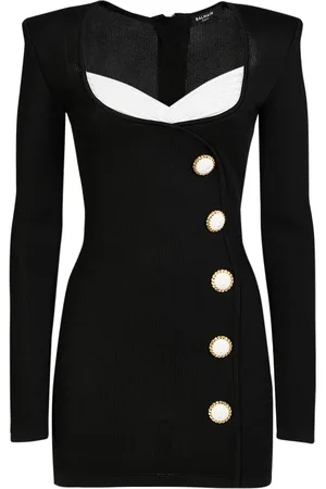Balmain Tailored Viscose Bodycon Mini Dress