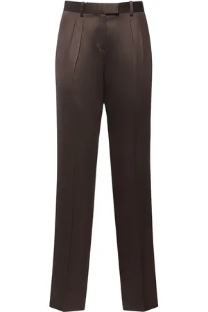 Tom Ford Silk & Wool Twill Bootcut Pants