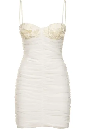 ROTATE Florana Ruched Mini Dress