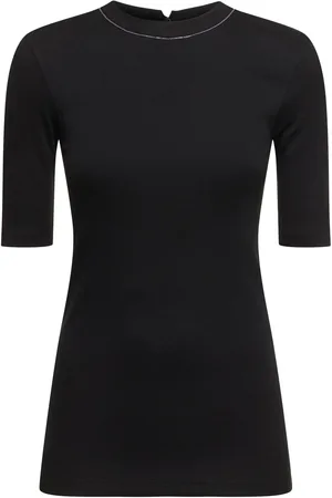 Brunello Cucinelli Jersey 3/4 Sleeve T-shirt