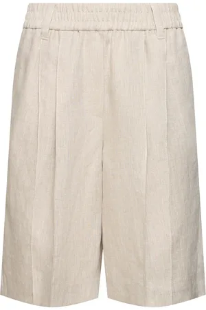 Brunello Cucinelli Linen Bermuda Shorts