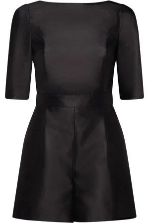 Max Mara Sandalo Silk & Cotton Short Jumpsuit
