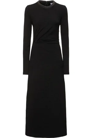 Brunello Cucinelli Wool Blend Midi Dress