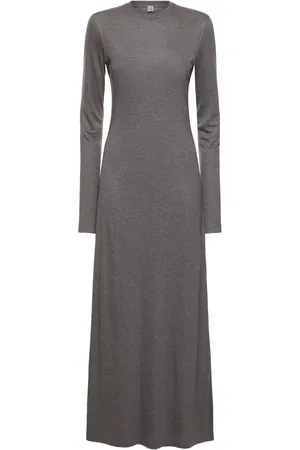 Totême Oversized Tech Jersey Long Dress
