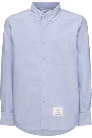 Thom Browne Straight Fit Button Down Shirt
