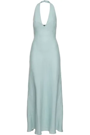 Reformation Delilah Linen Long Dress