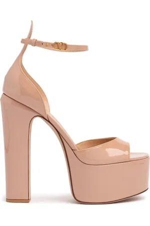 VALENTINO GARAVANI 155mm Tan-go Patent Leather Pumps
